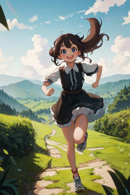 00381-1826993150-masterpiece,best quality,1girl,dress,(run_1.2),smile,landscape,looking at viewer,dynamic.png
